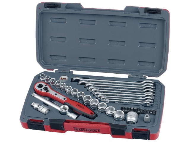 Topnøglesæt med Quot-fatning fra Teng Tools - Kvalitet og alsidighed