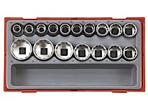 Topnøglesæt Med     Quot    -tilslutningsfæste Teng Tools Tt1217