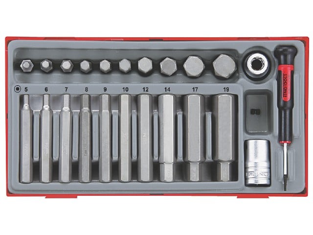 Avanceret Sekskanthul Topsæt fra Teng Tools - Uundgåeligt Værktøj