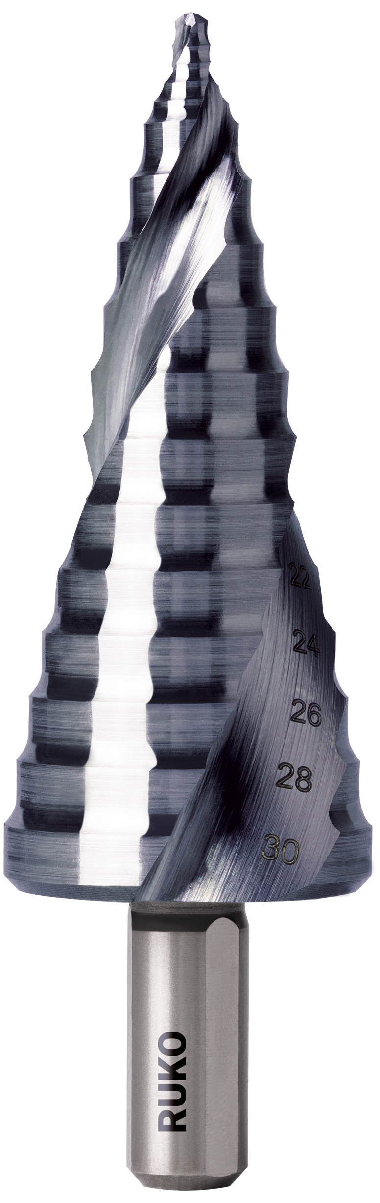 Trinbor Hss-runatec Flowstep Spids Str ø8-30 Mm