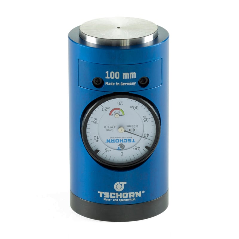 Tschorn Toolsetter 100 Mm  -   01 Mm  Med Måleur Og