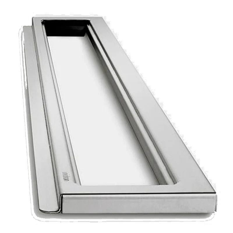 Unidrain Classicline Ramme Linje Væg 800 Mm   12 Mm Børstet Stål