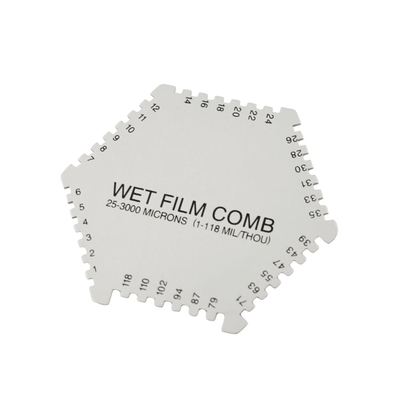 Vådfilmskam   Aluminium  Lak- Coatingmåler 25-3000um
