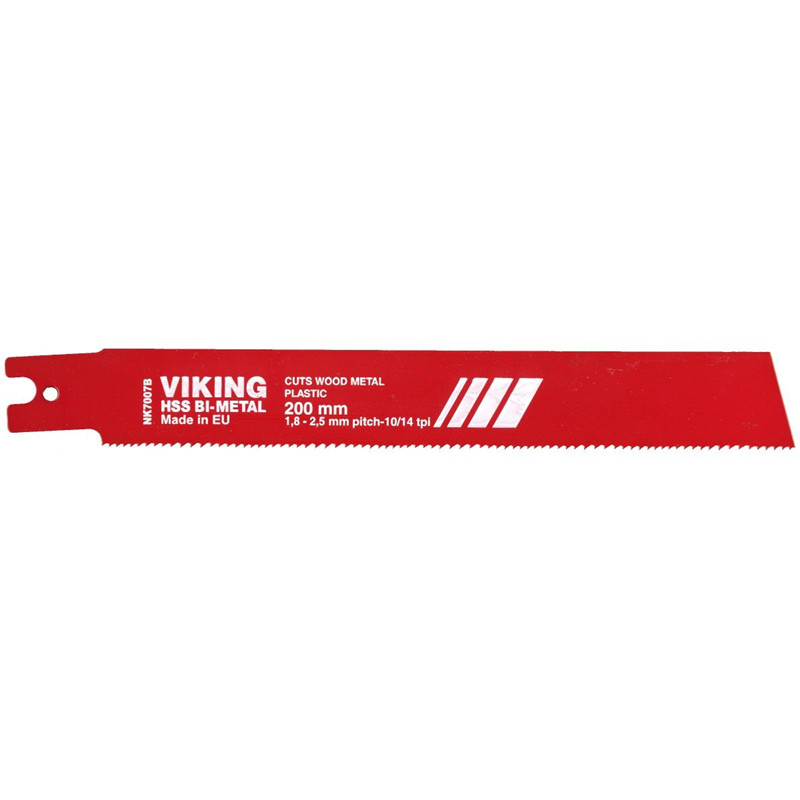 Viking Bajonetsavklinge Bi-metal 200   10 14 Tdr      Stk  Til Metal  Træ  Plastik