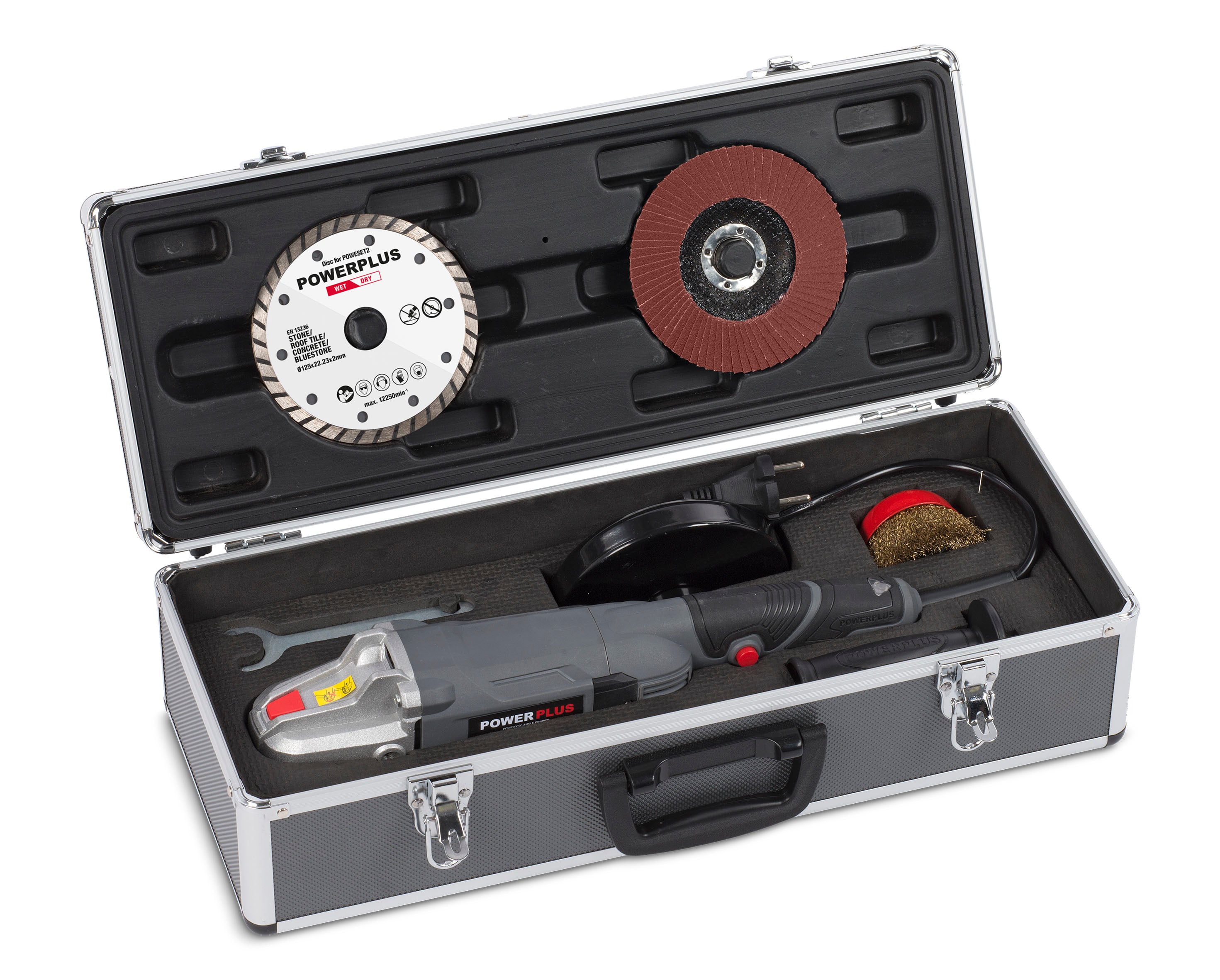 Vinkelsliber 900 Watt 125mm   Kuffert