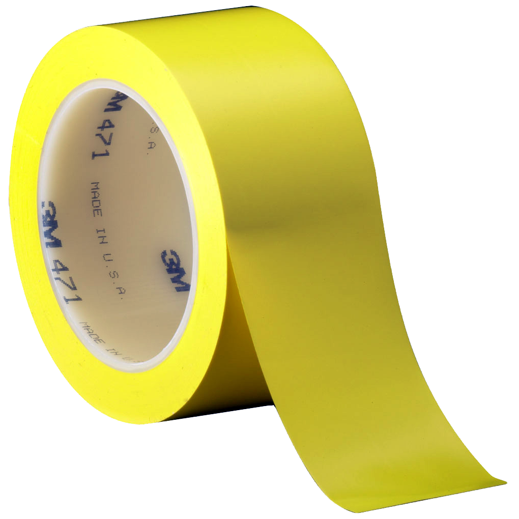 Vinyltape 471 Gul 25mm