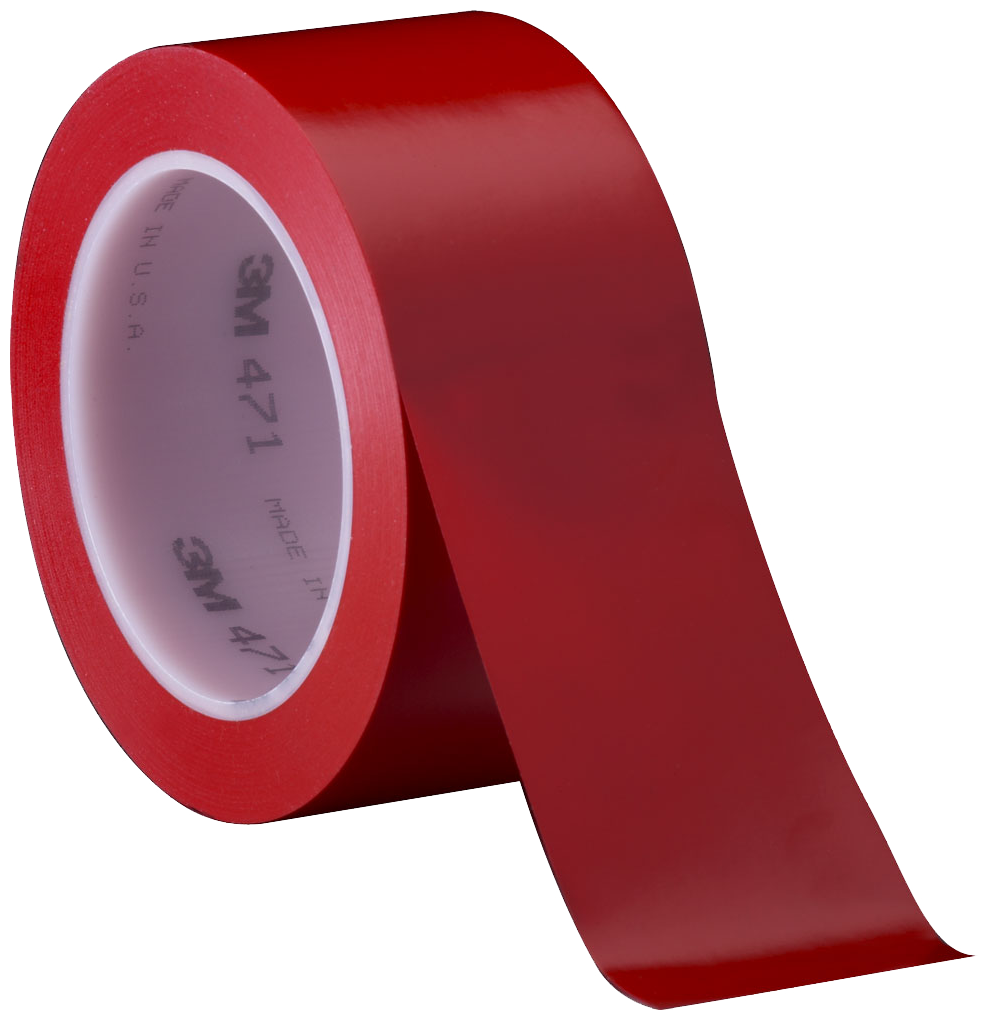Vinyltape 471 Rød 50mm