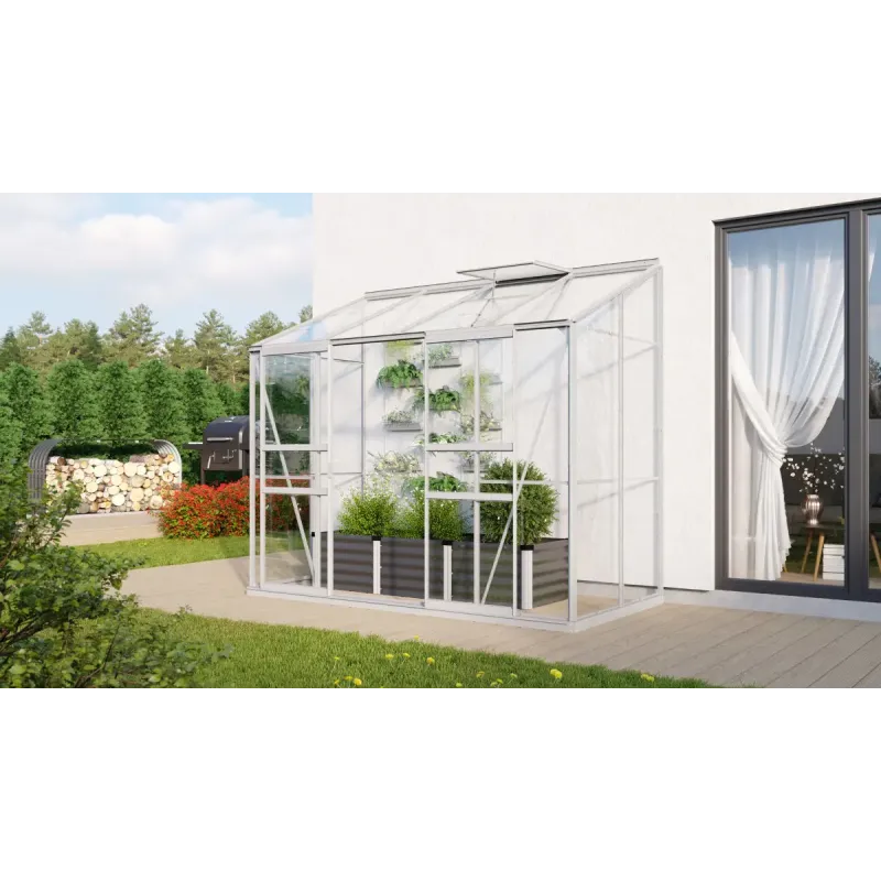 Vitavia Ida 3300 Alu Drivhus 3mm Delt Glas