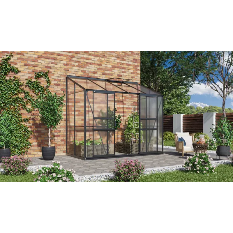 Vitavia Ida 3300 Sort Drivhus 4mm Poly