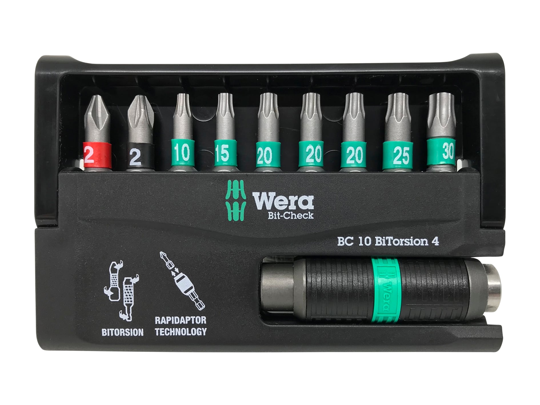 Wera Hjs Bitssæt 8757- Btz Rapidaptor