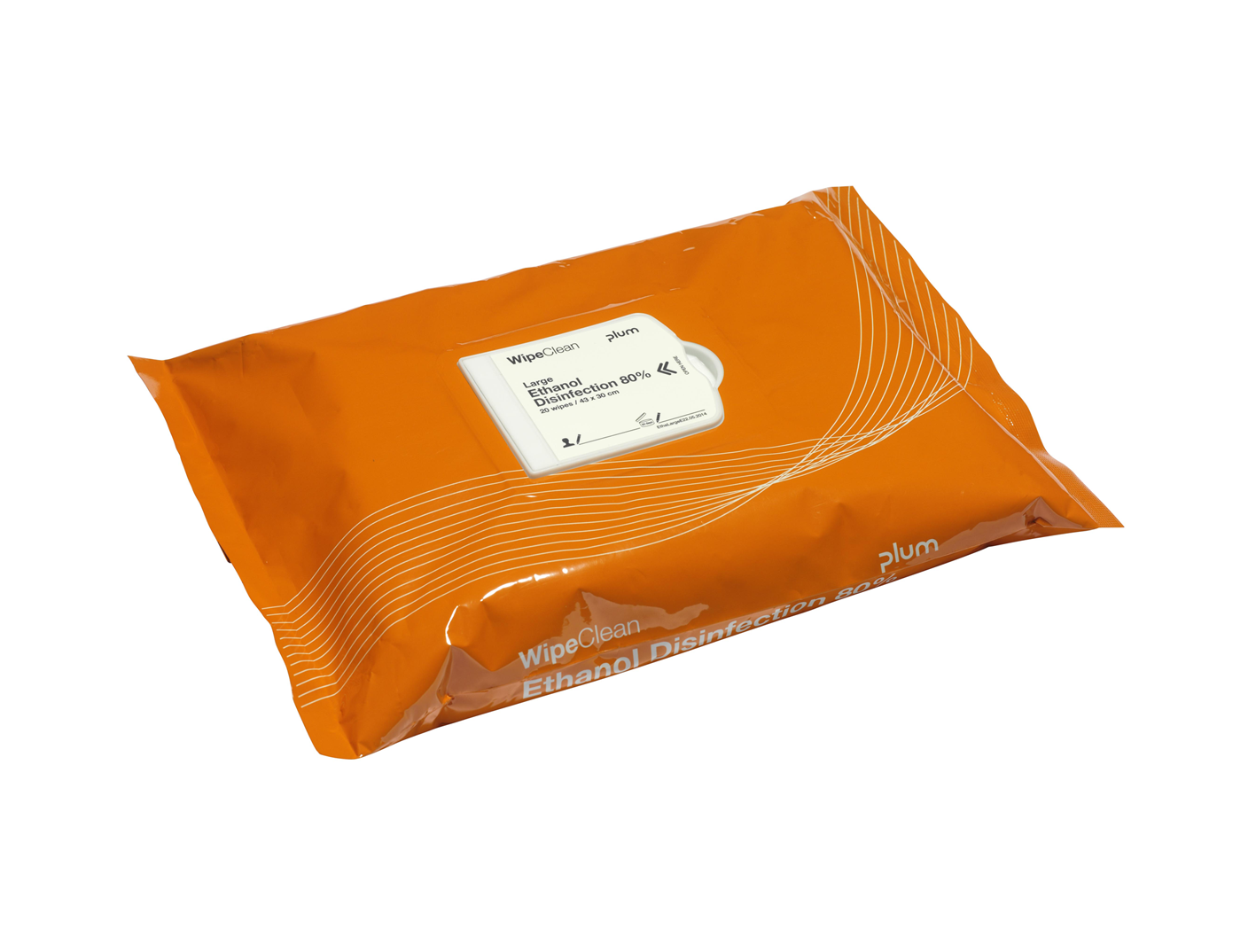 Wipeclean Ethanol Disinfection 80  Large 20 Stk