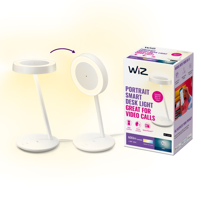 Wiz Color Portrait Bordlampe Hvid