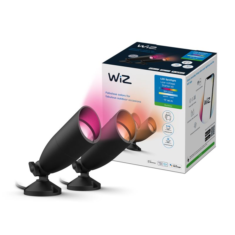 Wiz Color Udendørs Jordspot 12v Startsæt