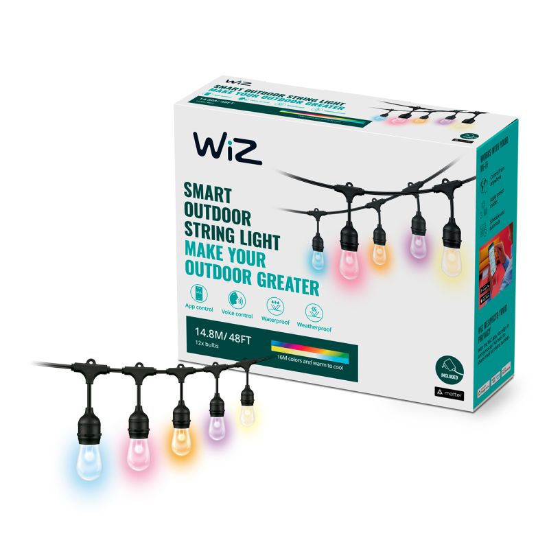 Wiz Color Udendørs Lyskæde 48 Ft