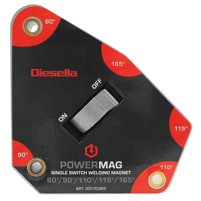 Wldpro Multivinkel Svejsemagnet Med 60â 90â 110â 115â 165â  Vinkler Og On Off Funktion  30kg 295n
