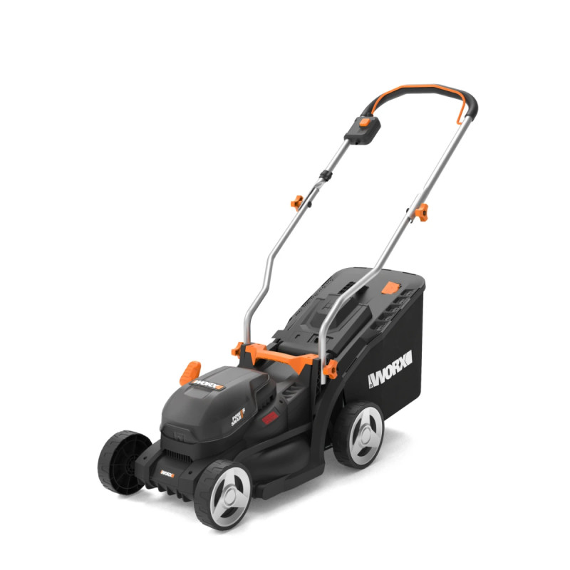 Worx 20v Powershare Plæneklipper 33 Cm Med   0ah Batteri Og Lader Wg733e