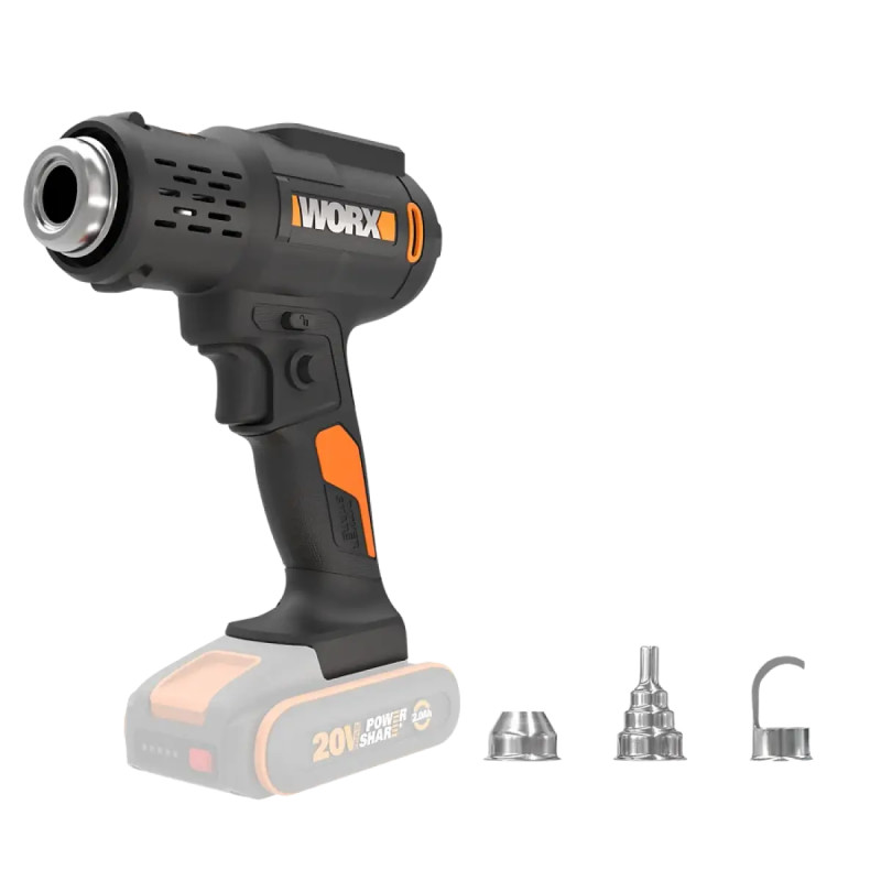 Worx 20v Powershare Varmepistol   Solo   Wx015