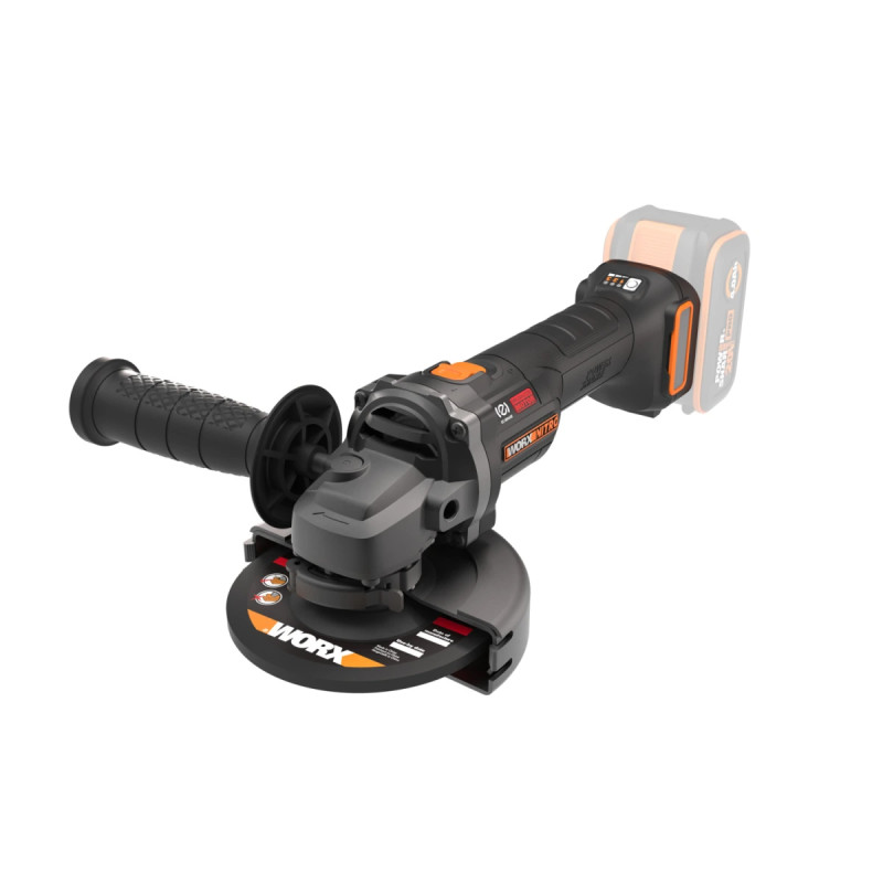 Worx 20v Vinkelsliber 125 Mm   Solo   Wx814