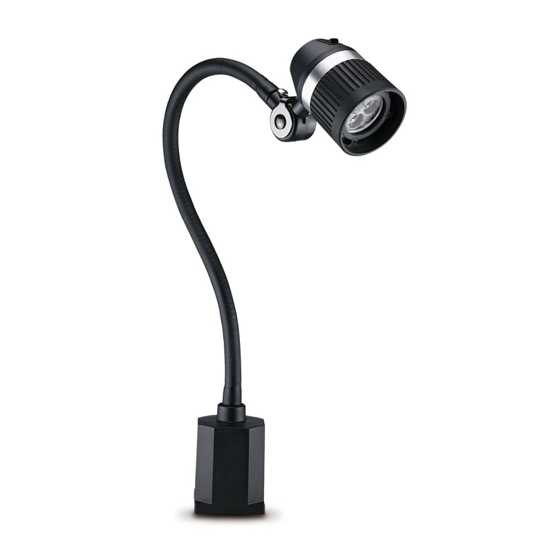 Wrkpro Led Maskinlys  Quot Delta Quot  Med 455 Mm Flex Arm Ac Dc 24v