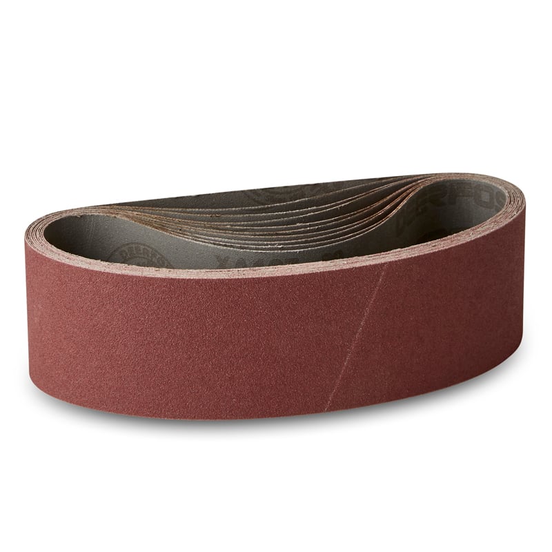 75x610mm Lærreds Slibebånd 10 Stk  Korn P40